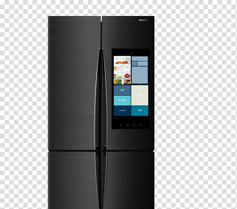 Refrigerator Galanz Freezers Larder Home appliance, refrigerator transparent background PNG clipart