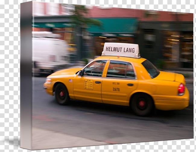 Full-size car Helmut Lang Brand Mid-size car, new york taxi transparent background PNG clipart