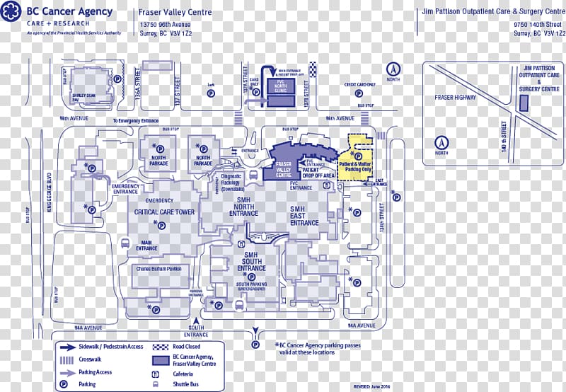 Surrey Memorial Hospital Floor plan Map Location, map transparent background PNG clipart