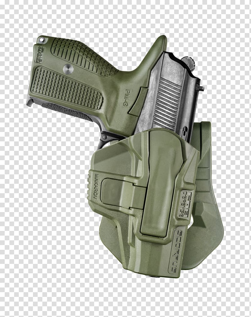 Gun Holsters Makarov pistol Firearm, Handgun transparent background PNG clipart