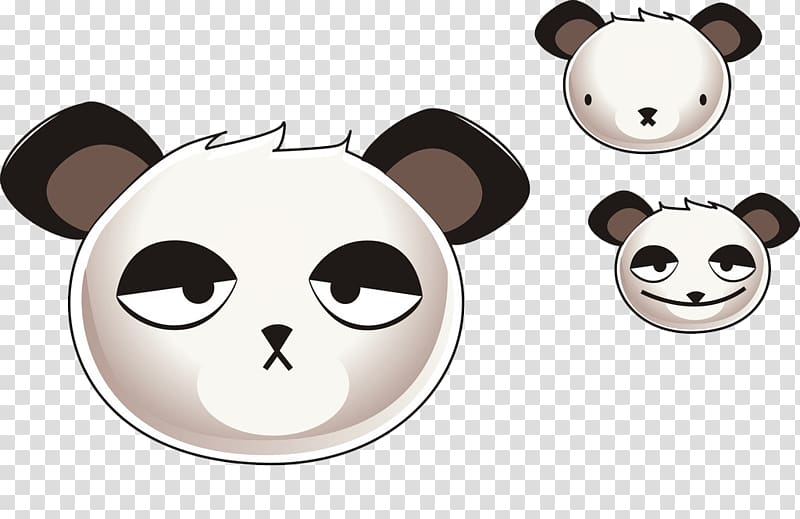 Giant panda Cartoon Cuteness Animation, Cartoon panda transparent background PNG clipart
