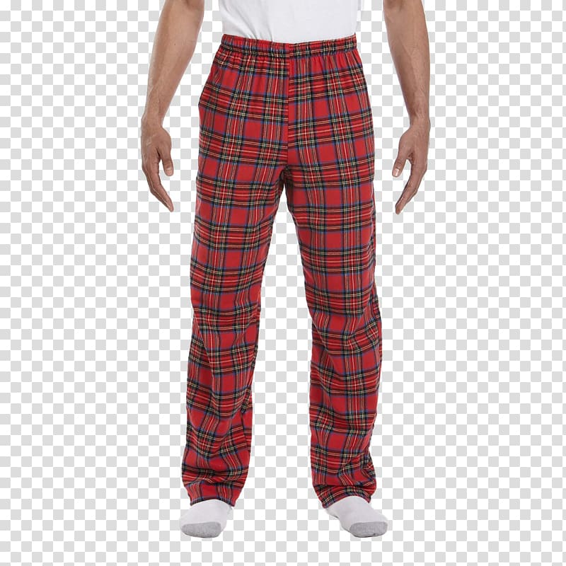 Tartan Drawstring Pants Flannel Clothing, pajama transparent background PNG clipart