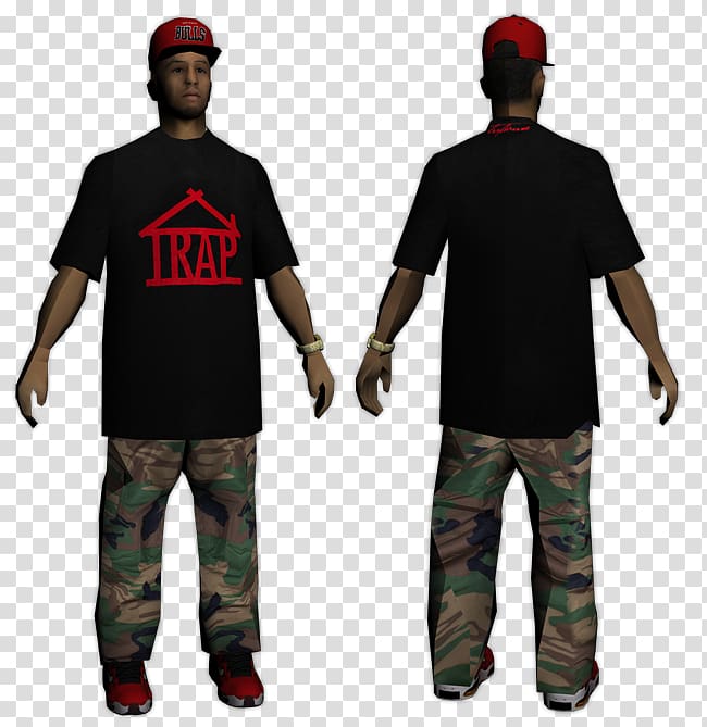 GTA San Andreas Trap Guy Free Fire Mod 