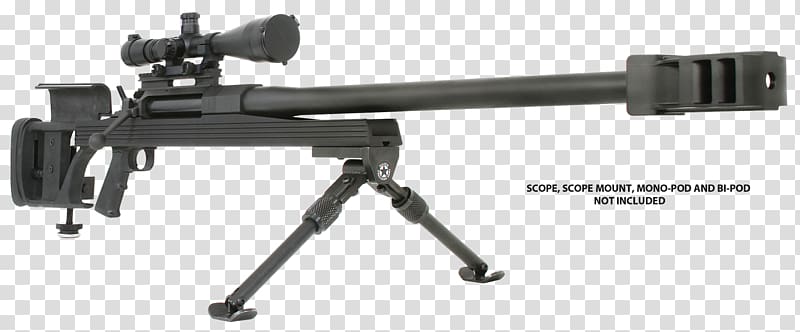 ArmaLite AR-50 .50 BMG Firearm Rifle, sniper rifle transparent background PNG clipart