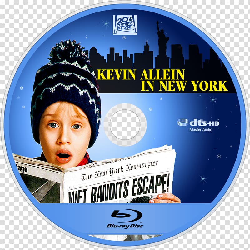 Home Alone 2: Lost in New York Home Alone film series DVD Blu-ray disc, dvd transparent background PNG clipart