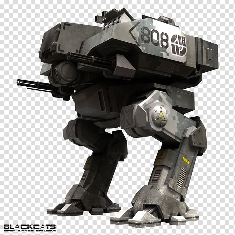 Mecha Bipedalism Humanoid robot Tank, Robotics transparent background PNG clipart