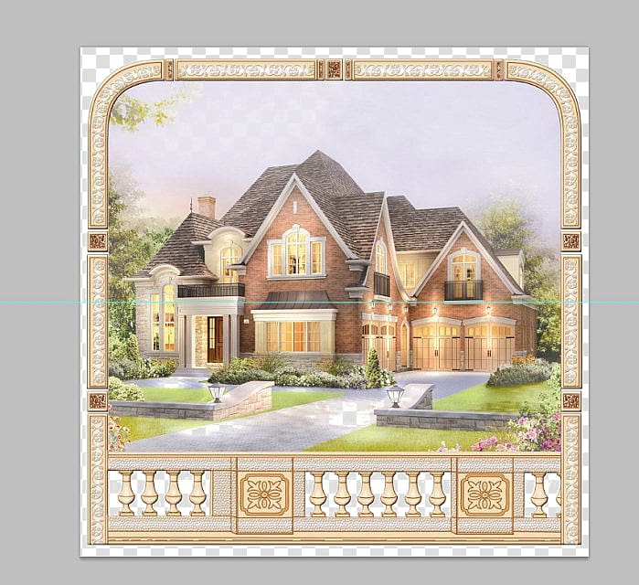 Manor house House plan Architecture Floor plan, Dream town transparent background PNG clipart