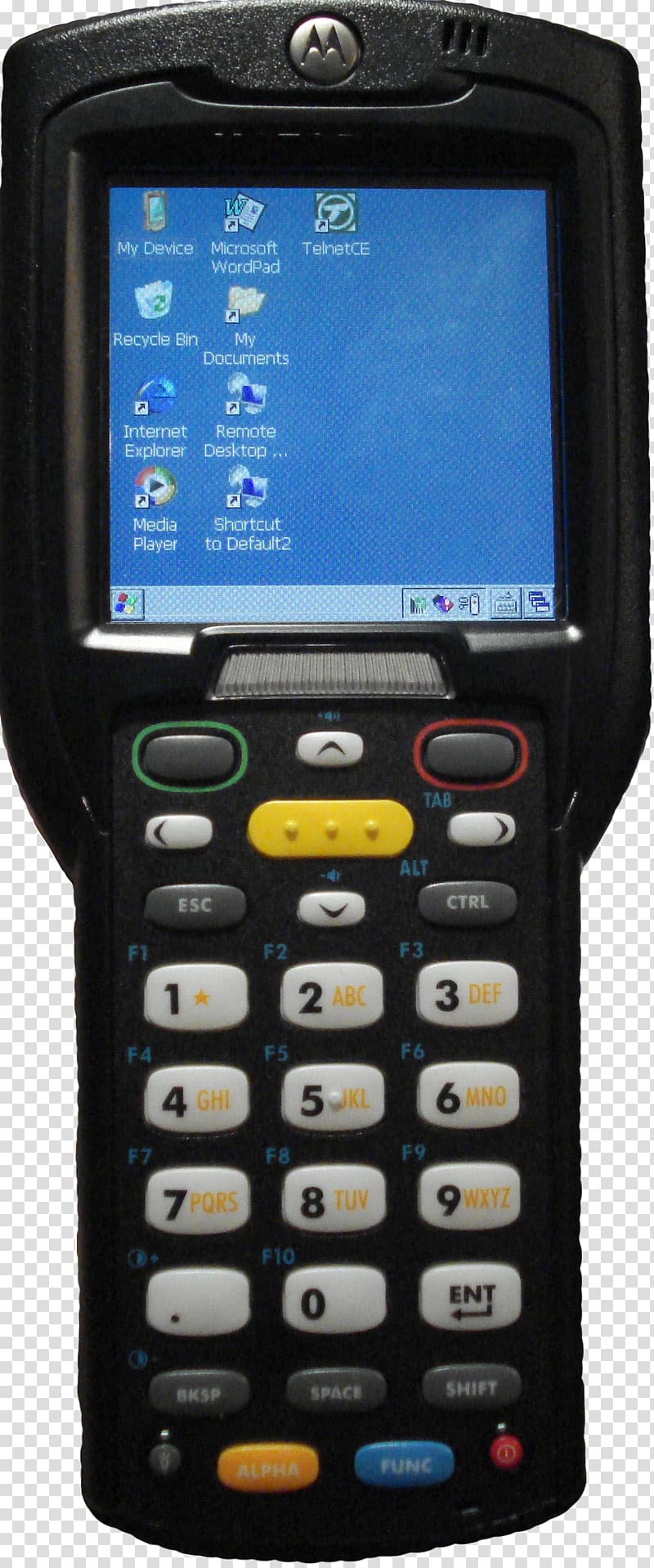 Mobile data terminal Mobile computing Portable data terminal Meru MC3200 Windows Embedded Compact, Computer transparent background PNG clipart