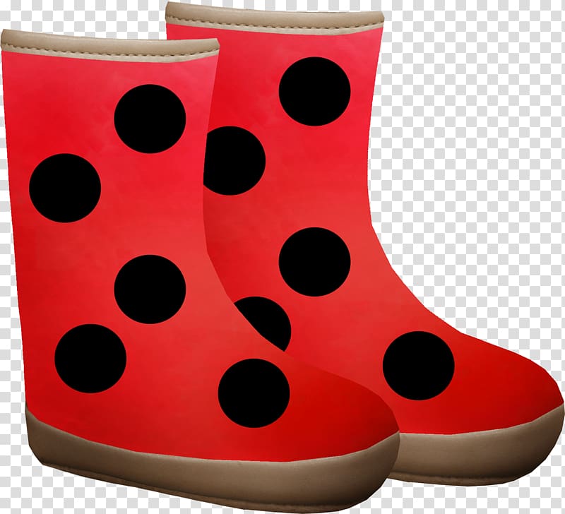 Red Boot Shoe, Cartoon red boots transparent background PNG clipart