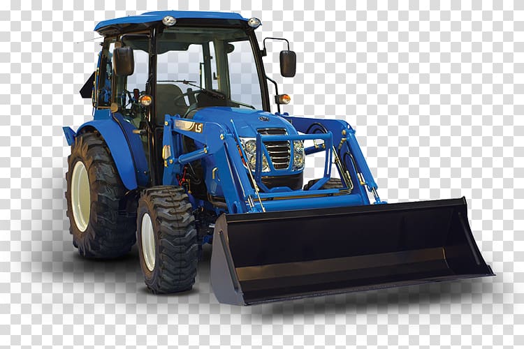 LS Tractors Loader Backhoe Agriculture, tractor transparent background PNG clipart