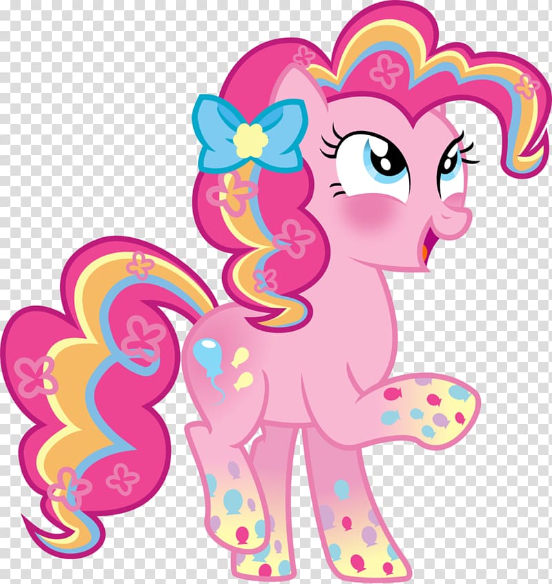 pink My Little Pony illustration, Pony Pinkie Pie Rainbow Dash Fluttershy Rarity, My little pony transparent background PNG clipart