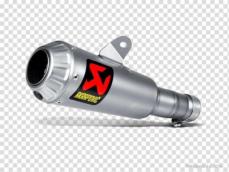 Exhaust system Yamaha YZF-R1 BMW S1000R Yamaha YZF-R3 Akrapovič, motorcycle transparent background PNG clipart