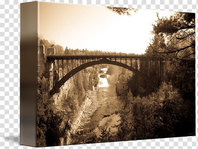 Ausable Chasm Frames, arch bridges transparent background PNG clipart