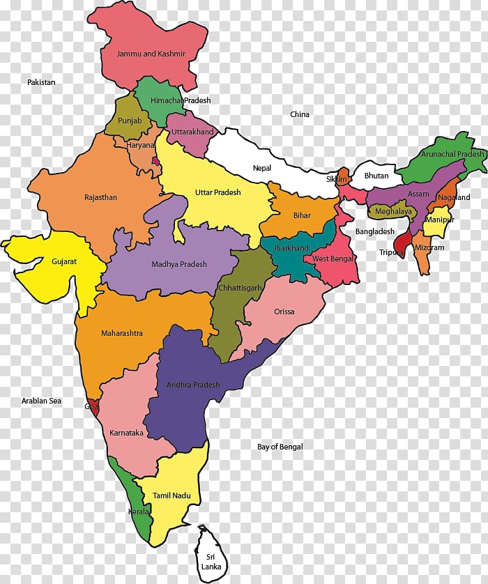 map illustration, India Map , India transparent background PNG clipart