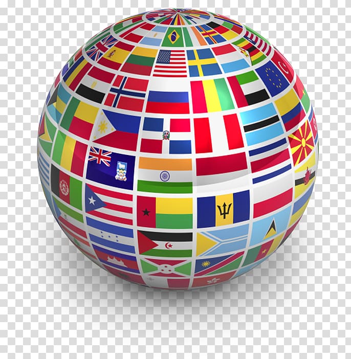 Globe Flags of the World Earth, globe transparent background PNG clipart