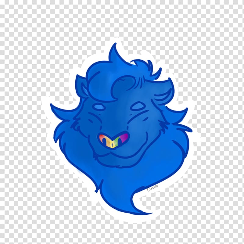 Illustration Cobalt blue Animal, pride of lions transparent background PNG clipart