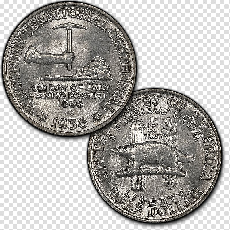 Philadelphia Mint Denver Mint Coin Kennedy half dollar, holding gold coins transparent background PNG clipart