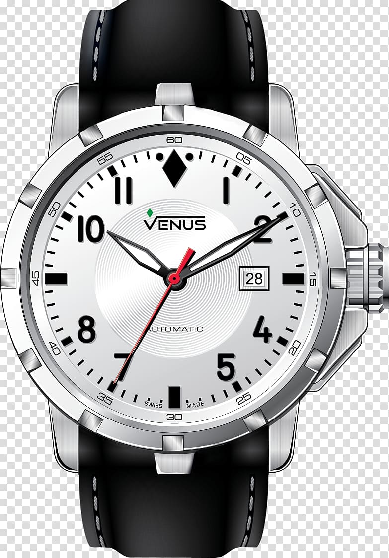 Chronograph Watch Swiss made Strap Clock, watch transparent background PNG clipart