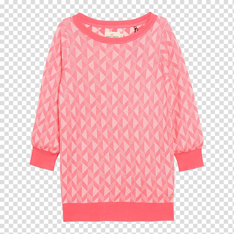 Sleeve T-shirt Shoulder Outerwear Pink M, a collar for a horse transparent background PNG clipart