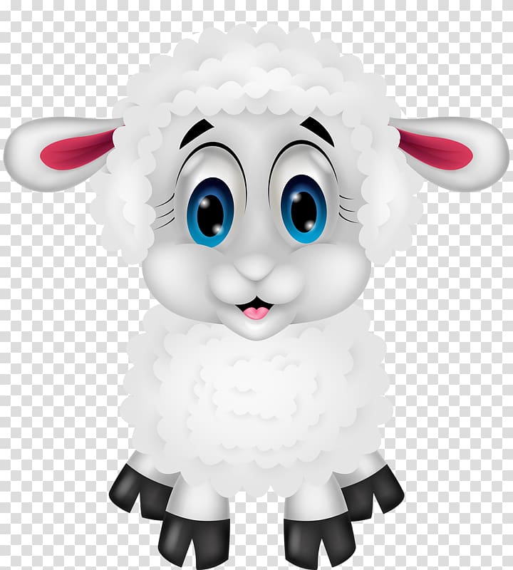 hand-painted sheep transparent background PNG clipart