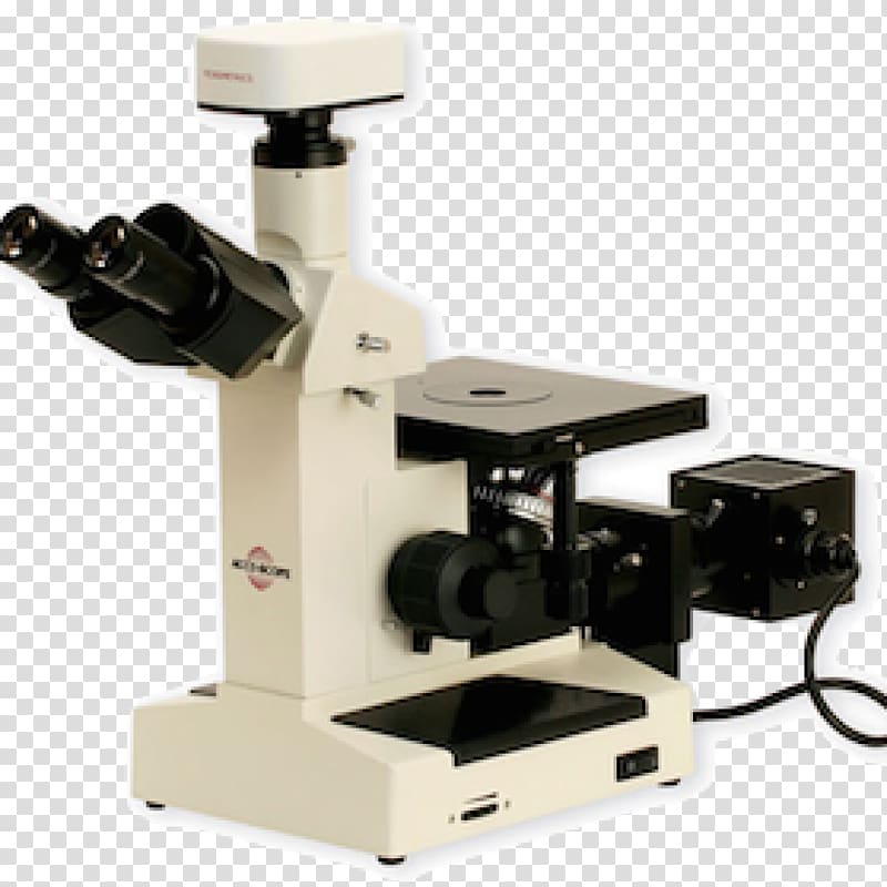 Optical microscope Optics Inverted microscope Digital microscope, microscope transparent background PNG clipart
