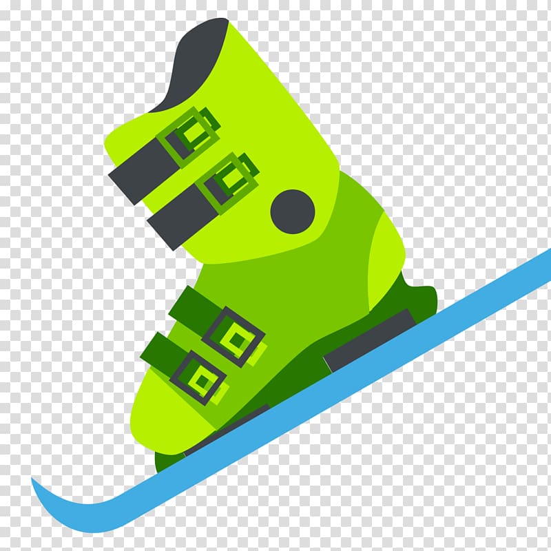 Emoji Skiing Ski Boots Winter sport, ski transparent background PNG clipart