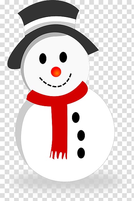 Quebec Winter Carnival Snowman , hat scarf transparent background PNG clipart