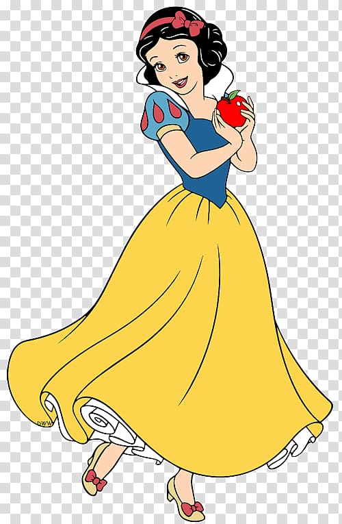 Snow White and the Seven Dwarfs Cinderella Rapunzel , White Apple transparent background PNG clipart