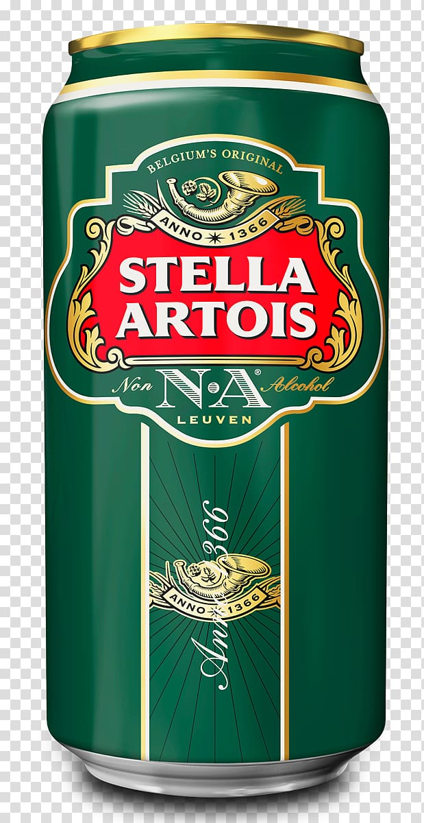 Lager Beer Aluminum can Window Stella Artois, beer transparent background PNG clipart