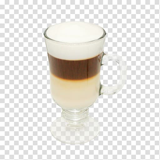 Caffè macchiato Latte macchiato Coffee cup Cappuccino Irish coffee, milk transparent background PNG clipart