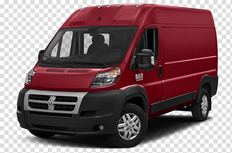 2018 RAM ProMaster Cargo Van Ram Trucks Chrysler Dodge, Van transparent background PNG clipart