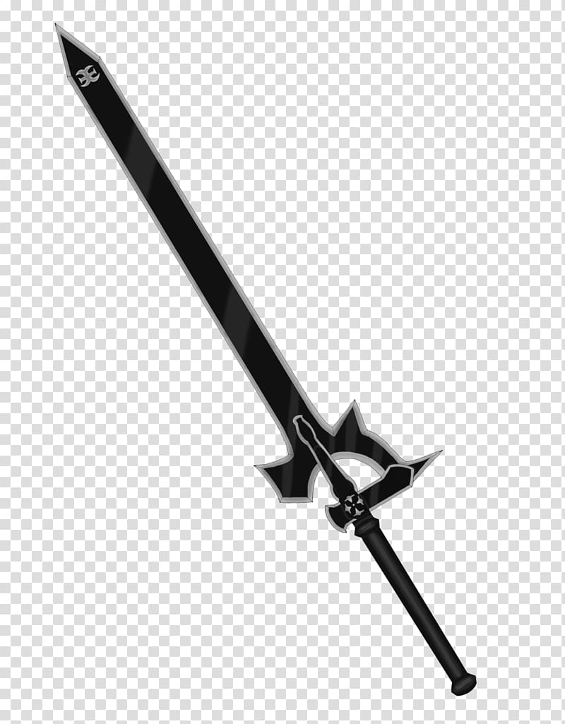 Kirito Drawing Sword Art Online Katana, sword art transparent background PNG clipart