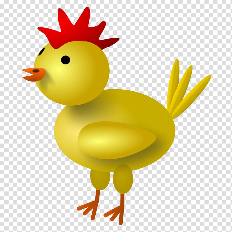 Yellow-hair chicken Rooster , Of Baby Chick transparent background PNG clipart
