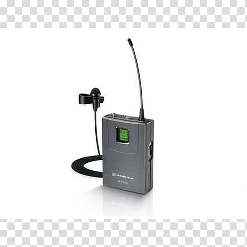 Wireless microphone Sennheiser XSW 12 Lavalier microphone, microphone transparent background PNG clipart