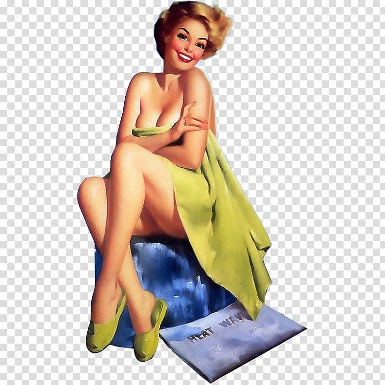Pin-up girl Painting Painter, painting transparent background PNG clipart