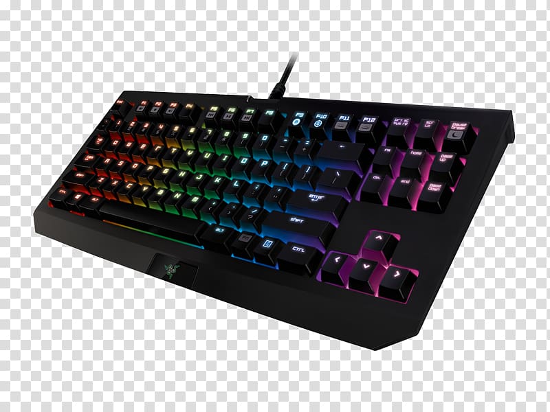 Computer keyboard Razer BlackWidow Tournament Edition 2014 US Razer Blackwidow X Tournament Edition Chroma Razer BlackWidow Chroma V2, blackwidow transparent background PNG clipart