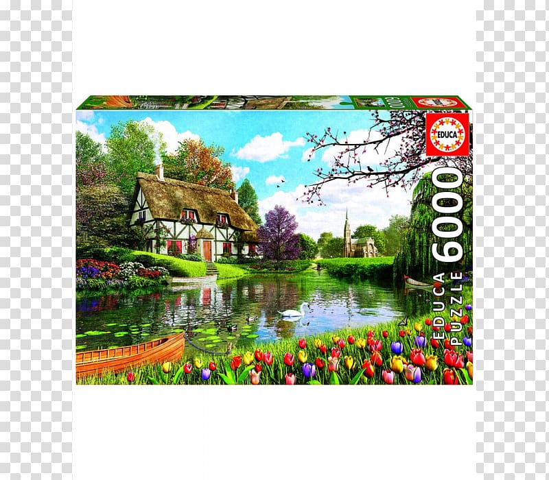 Jigsaw Puzzles Educa Borràs Cottage Ravensburger, educação transparent background PNG clipart