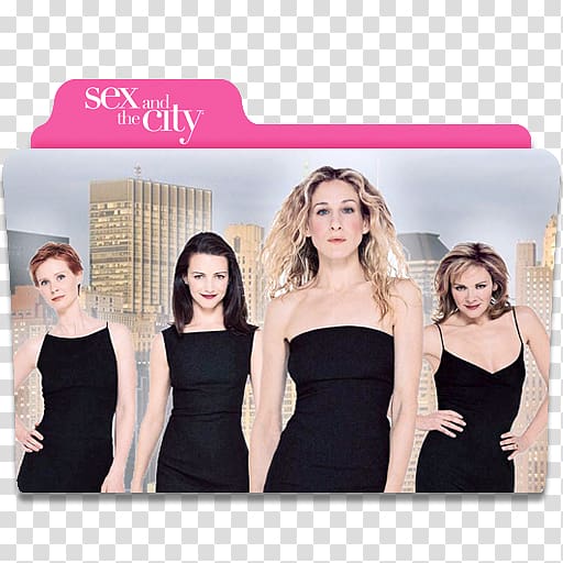 Sex and the City folder, girl dress shoot, Sex and the City Season 1 transparent background PNG clipart