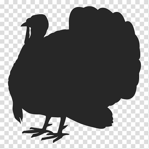 Turkey meat Jerky Silhouette, turkey transparent background PNG clipart