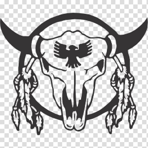 Texas Longhorn English Longhorn Decal Skull Bull, skull transparent background PNG clipart