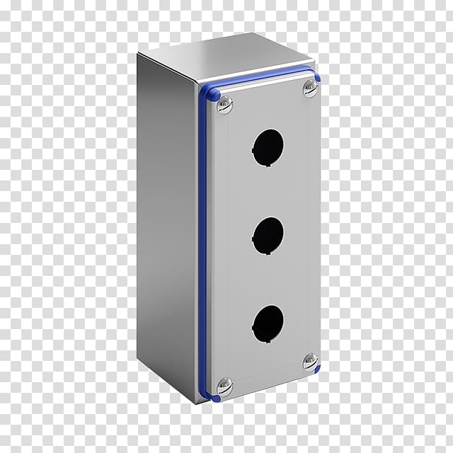 Stainless steel Box Electrical enclosure Push-button, box transparent background PNG clipart