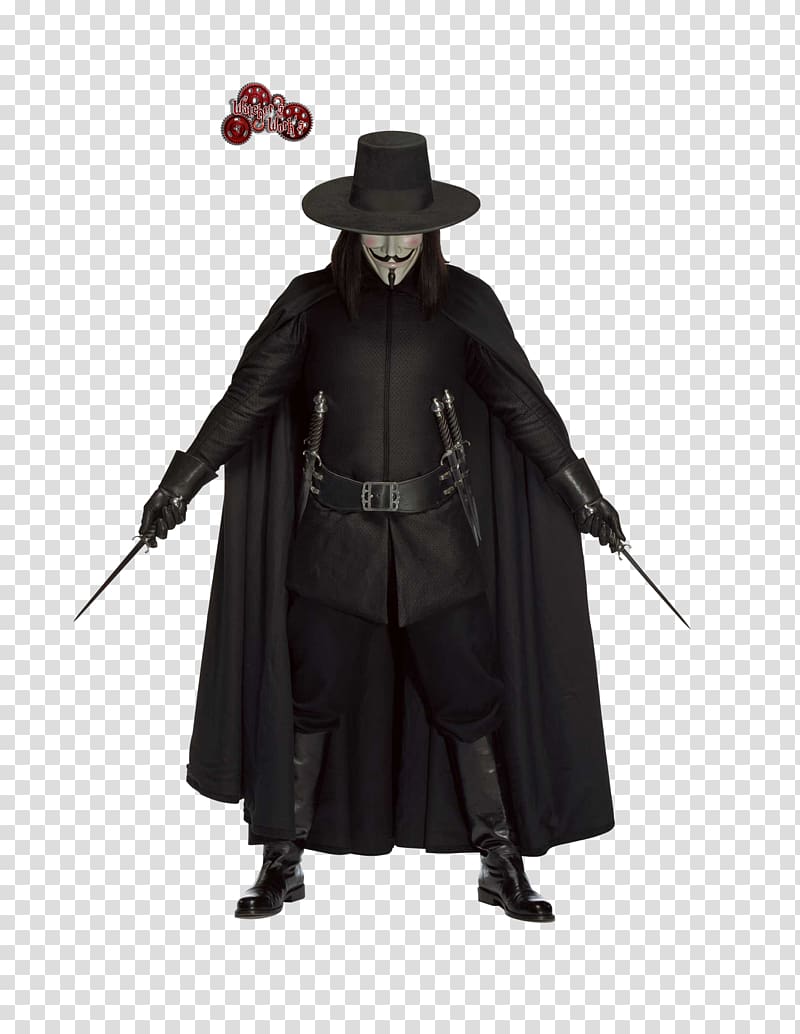 Evey Hammond Guy Fawkes mask YouTube National Entertainment Collectibles Association, v for vendetta transparent background PNG clipart