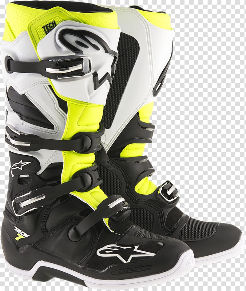 Enduro Alpinestars Motorcycle Motocross Technology, riding boots transparent background PNG clipart