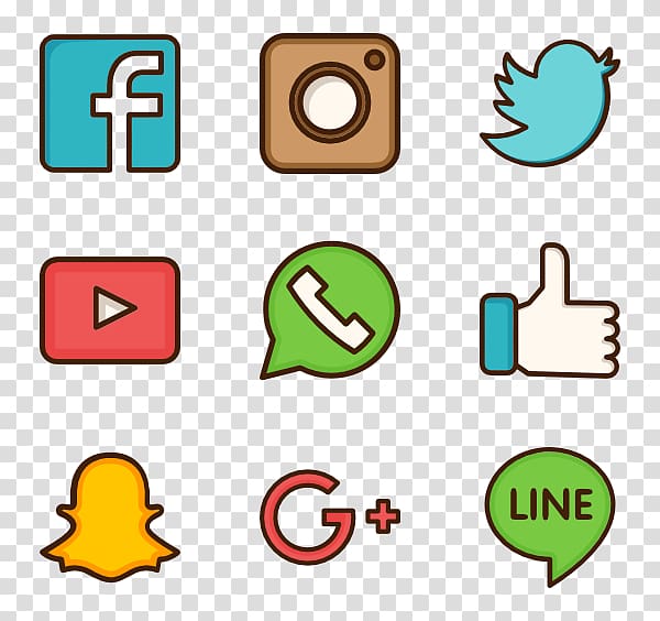 Social media Computer Icons Social network , Social transparent ...