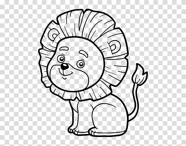 Lion Coloring Book Lion Coloring Book Child, french horn coloring page transparent background PNG clipart