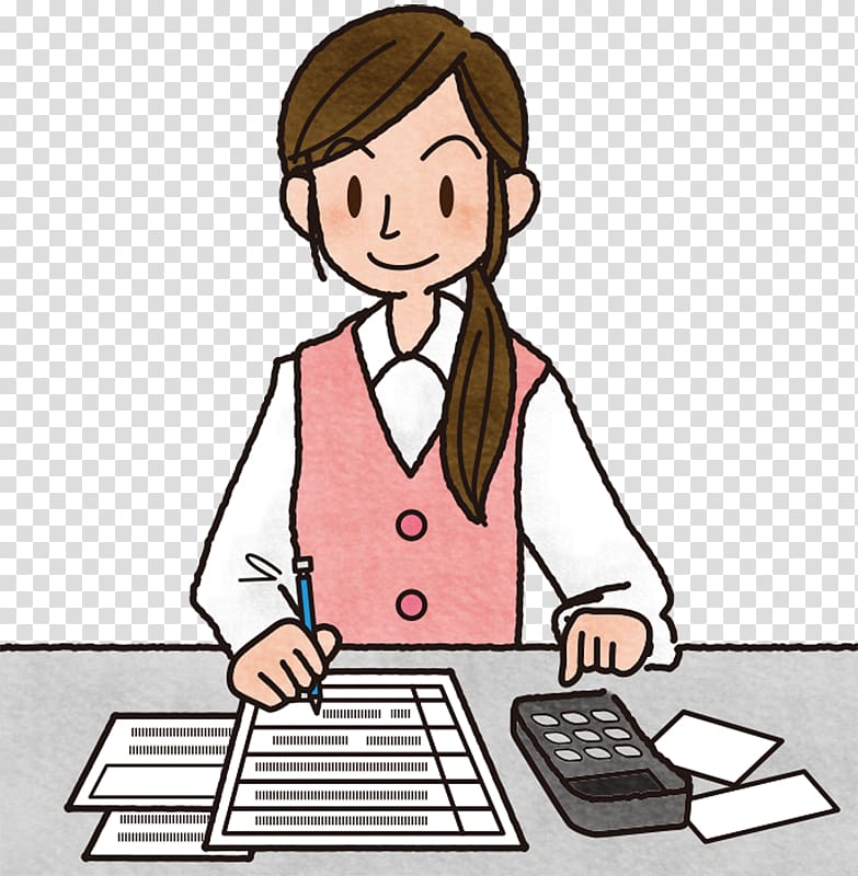 clipart images of a bookkeeper