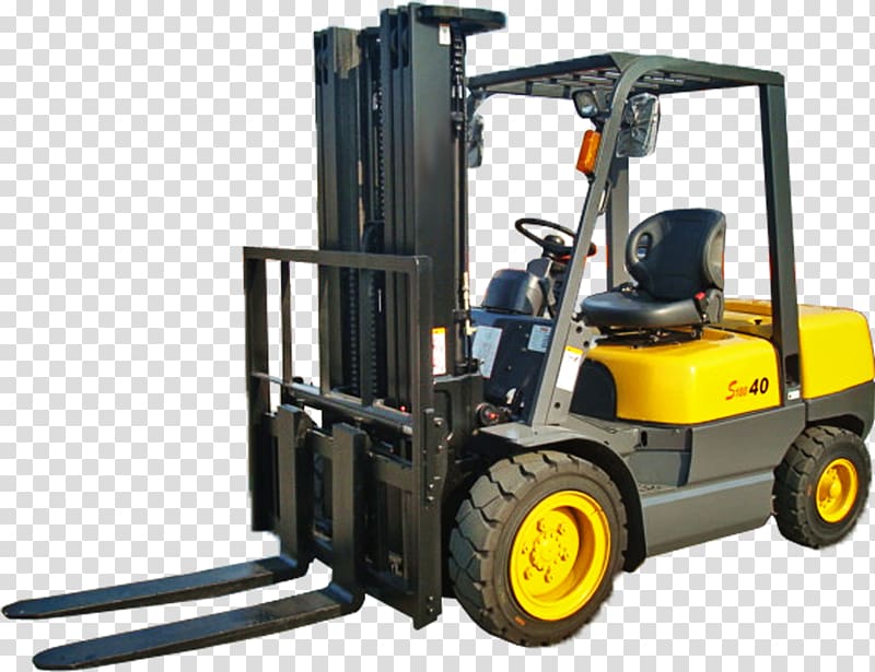 Forklift Heavy Machinery Transport Management Material-handling equipment, occasion transparent background PNG clipart