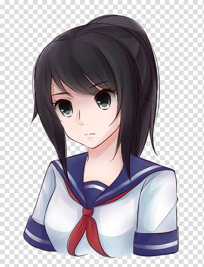 Yandere Simulator Drawing Fan art Chibi, Chibi transparent background PNG clipart