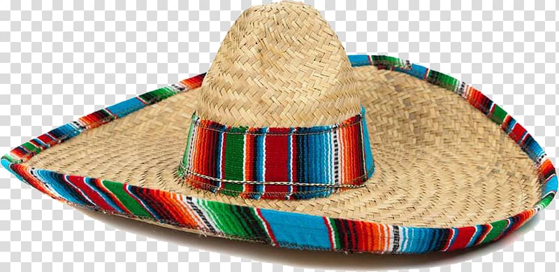 brown, red, and blue hat, Sombrero .xchng Hat, straw hat transparent background PNG clipart