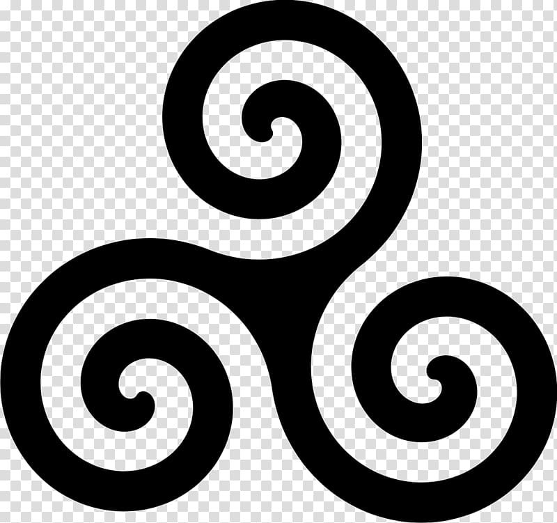 Triskelion Symbol Celtic knot Celts Triquetra, symbol transparent background PNG clipart